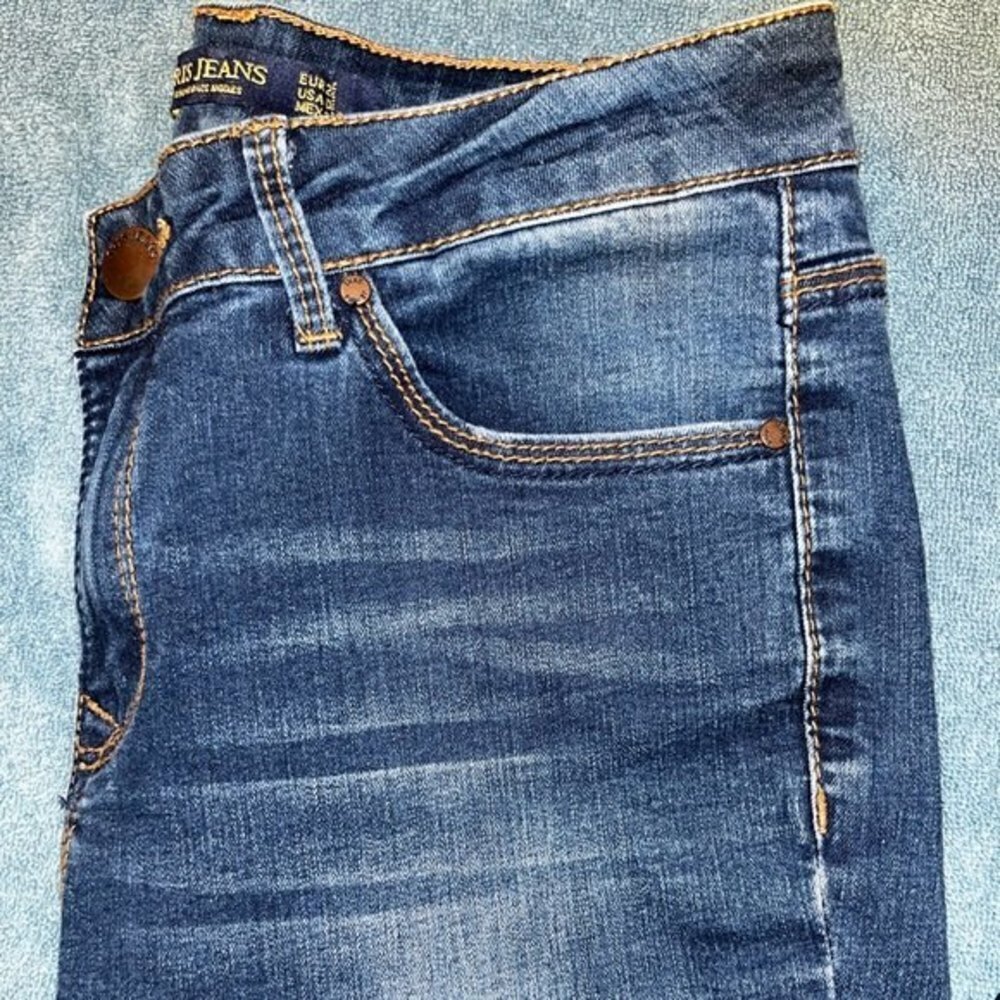 IRIS JEANS Modern Vintage Skinny Jeans Medium Wash Blue Denim Womens Size 28 - Picture 5 of 10